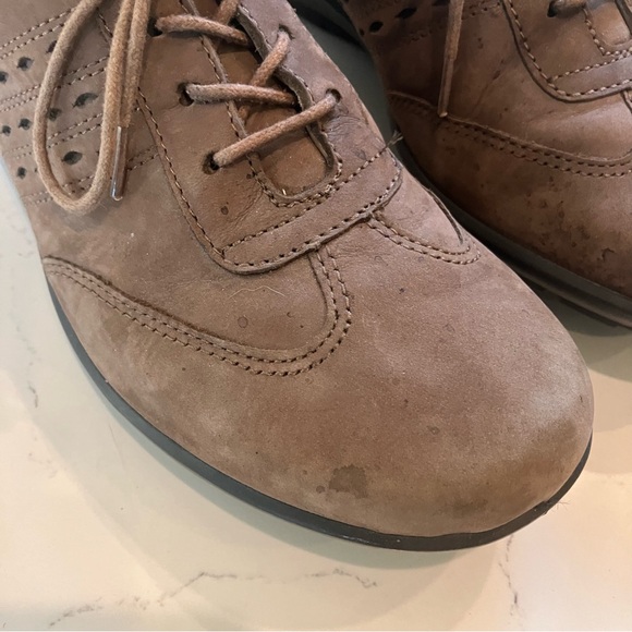 Hotter Suede Leather Cayla Shoes Oxfords, Winter Taupe Women's Sz 8.5 US - Picture 5 of 14